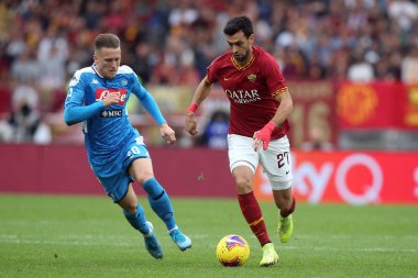 Serie A Futbol Maçı: Romanlar Napoli Roma 'ya Karşı - 2 Kasım 2019