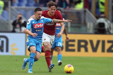 Serie A Futbol Maçı: Romanlar Napoli Roma 'ya Karşı - 2 Kasım 2019