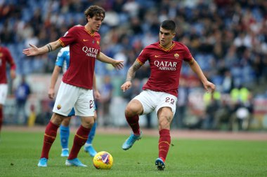 Serie A Futbol Maçı: Romanlar Napoli Roma 'ya Karşı - 2 Kasım 2019