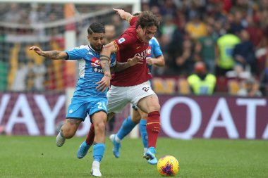 Serie A Futbol Maçı: Romanlar Napoli Roma 'ya Karşı - 2 Kasım 2019