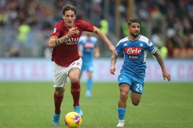 Serie A Futbol Maçı: Romanlar Napoli Roma 'ya Karşı - 2 Kasım 2019