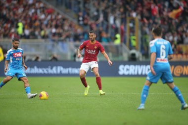 Serie A Futbol Maçı: Romanlar Napoli Roma 'ya Karşı - 2 Kasım 2019