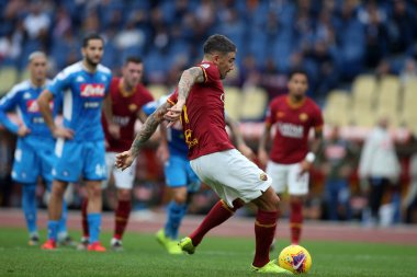 Serie A Futbol Maçı: Romanlar Napoli Roma 'ya Karşı - 2 Kasım 2019