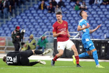 Serie A Futbol Maçı: Romanlar Napoli Roma 'ya Karşı - 2 Kasım 2019
