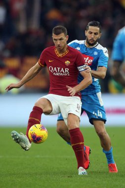 Serie A Futbol Maçı: Romanlar Napoli Roma 'ya Karşı - 2 Kasım 2019