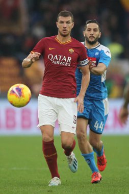 Serie A Futbol Maçı: Romanlar Napoli Roma 'ya Karşı - 2 Kasım 2019