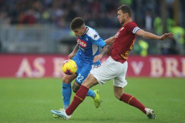 Serie A Futbol Maçı: Romanlar Napoli Roma 'ya Karşı - 2 Kasım 2019