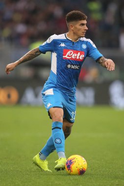 Serie A Futbol Maçı: Romanlar Napoli Roma 'ya Karşı - 2 Kasım 2019