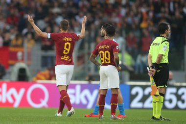 Serie A Futbol Maçı: Romanlar Napoli Roma 'ya Karşı - 2 Kasım 2019