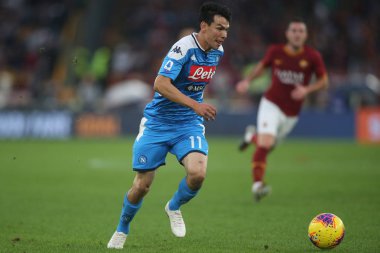 Serie A Futbol Maçı: Romanlar Napoli Roma 'ya Karşı - 2 Kasım 2019