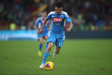 Serie A Futbol Maçı: Romanlar Napoli Roma 'ya Karşı - 2 Kasım 2019
