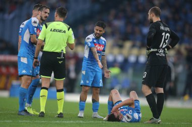 Serie A Futbol Maçı: Romanlar Napoli Roma 'ya Karşı - 2 Kasım 2019