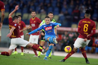 Serie A Futbol Maçı: Romanlar Napoli Roma 'ya Karşı - 2 Kasım 2019