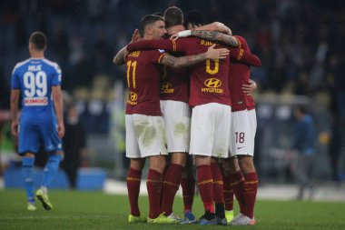 Serie A Futbol Maçı: Romanlar Napoli Roma 'ya Karşı - 2 Kasım 2019