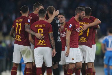 Serie A Futbol Maçı: Romanlar Napoli Roma 'ya Karşı - 2 Kasım 2019