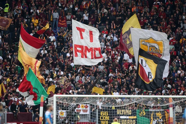 Серія A Soccer Match: As Roma Vs Napoli Rome, Italy - 2 November 2019 — стокове фото