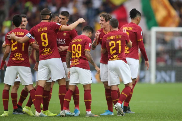 Serie A Soccer Match: As Roma Vs Napoli Řím, Itálie - 2. listopadu 2019 — Stock fotografie