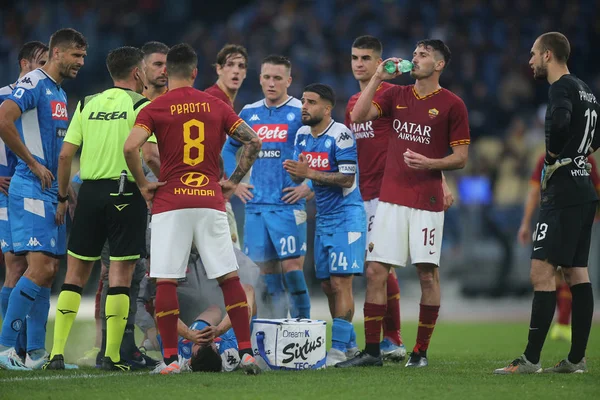 Serie A Soccer Match: As Roma Vs Napoli Řím, Itálie - 2. listopadu 2019 — Stock fotografie