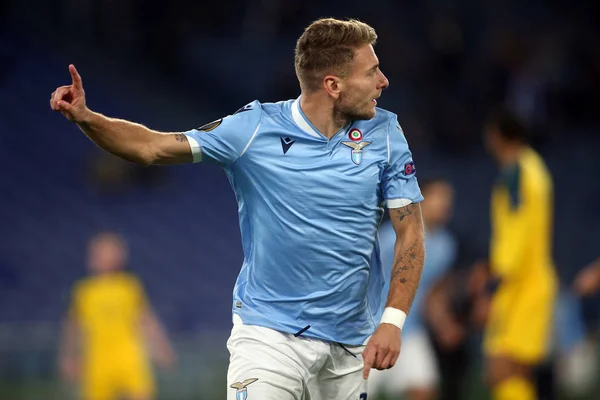 UEFA EUROPA LEAGUE SOCCER MATCH: LAZIO VS CELTIC GLASGOW, ROME, ITALIEN 07 NOVEMBER 2019 - Stock-foto