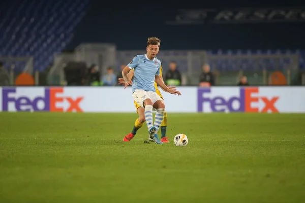 Uefa Europa League Soccer Match: Lazio Vs Keltic Glasgow, Řím, Itálie - 7. listopadu 2019 — Stock fotografie