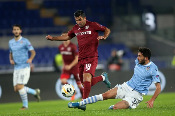 Uefa Europa League Soccer Match: Lazio Vs Cfr Cluj, Rom, Italien - 28 november 2019 — Stockfoto