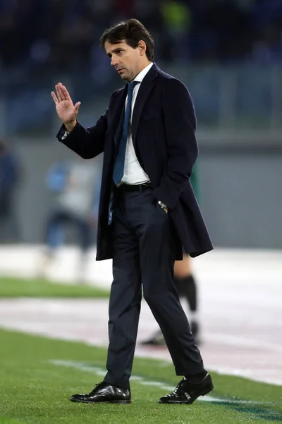 ยูฟ่า EUROPA LEAGUE SOCCER MATCH: LAZIO VS CFR CLUJ, ROME, ITALY 28 พฤศจิกายน 2019 — ภาพถ่ายสต็อก