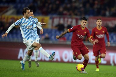 Serie A Futbol Maçı: Roma, İtalya - 15 Aralık 2019