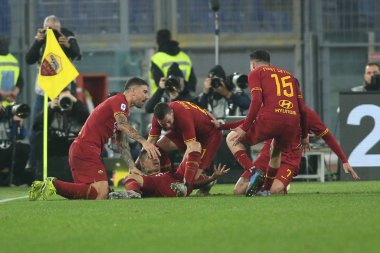 Serie A Futbol Maçı: Roma, İtalya - 15 Aralık 2019
