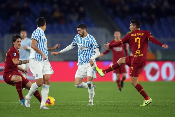 Serie A Soccer Match: As Roma Vs Spal, Rom, Italien - 15 december 2019 — Stockfoto