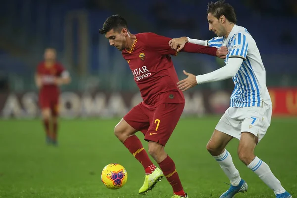 Serie A Soccer Match: As Roma Vs Spal, Ρώμη, Ιταλία - 15 Δεκεμβρίου 2019 — Φωτογραφία Αρχείου