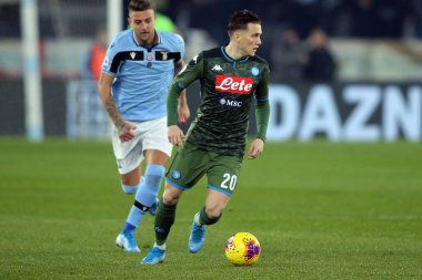 Serie A Futbol Maçı: Ss Lazio - Napoli, Roma, İtalya - 11 Ocak 2020