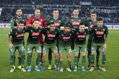 Serie A Futbol Maçı: Ss Lazio - Napoli, Roma, İtalya - 11 Ocak 2020