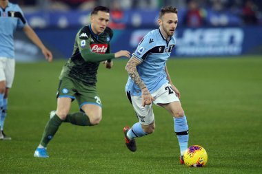 Serie A Futbol Maçı: Ss Lazio - Napoli, Roma, İtalya - 11 Ocak 2020