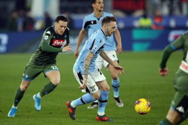Serie A Futbol Maçı: Ss Lazio - Napoli, Roma, İtalya - 11 Ocak 2020
