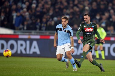 Serie A Futbol Maçı: Ss Lazio - Napoli, Roma, İtalya - 11 Ocak 2020