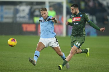 Serie A Futbol Maçı: Ss Lazio - Napoli, Roma, İtalya - 11 Ocak 2020
