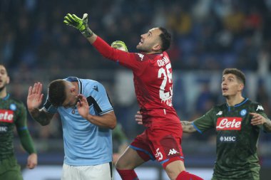 Serie A Futbol Maçı: Ss Lazio - Napoli, Roma, İtalya - 11 Ocak 2020