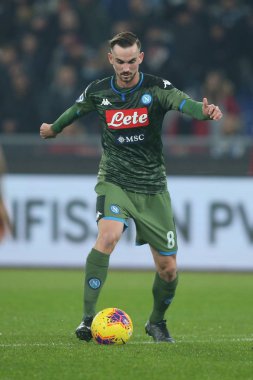 Serie A Futbol Maçı: Ss Lazio - Napoli, Roma, İtalya - 11 Ocak 2020