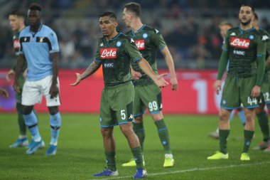 Serie A Futbol Maçı: Ss Lazio - Napoli, Roma, İtalya - 11 Ocak 2020