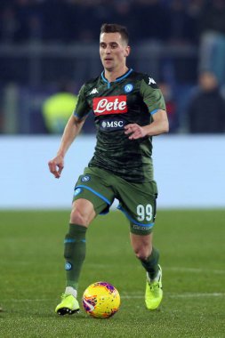 Serie A Futbol Maçı: Ss Lazio - Napoli, Roma, İtalya - 11 Ocak 2020