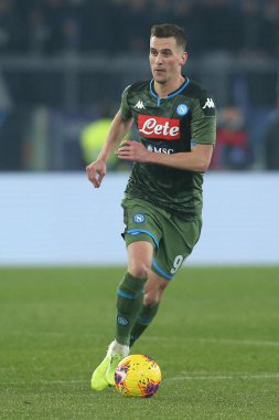 Serie A Futbol Maçı: Ss Lazio - Napoli, Roma, İtalya - 11 Ocak 2020