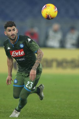 Serie A Futbol Maçı: Ss Lazio - Napoli, Roma, İtalya - 11 Ocak 2020