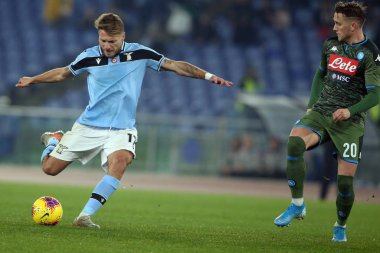 Serie A Futbol Maçı: Ss Lazio - Napoli, Roma, İtalya - 11 Ocak 2020