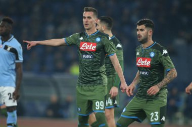 Serie A Futbol Maçı: Ss Lazio - Napoli, Roma, İtalya - 11 Ocak 2020