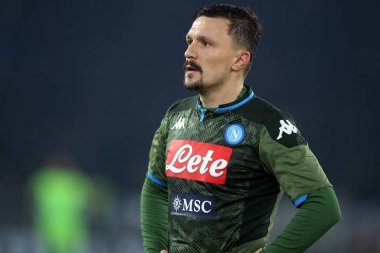 Serie A Futbol Maçı: Ss Lazio Napoli 'ye Karşı, Roma, İtalya - 11 Janua