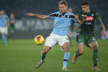 Serie A Futbol Maçı: Ss Lazio - Napoli, Roma, İtalya - 11 Ocak 2020