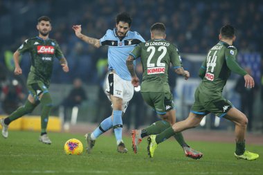 Serie A Futbol Maçı: Ss Lazio - Napoli, Roma, İtalya - 11 Ocak 2020