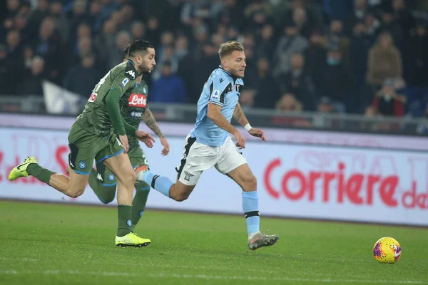 Serie A Futbol Maçı: Ss Lazio - Napoli, Roma, İtalya - 11 Ocak 2020