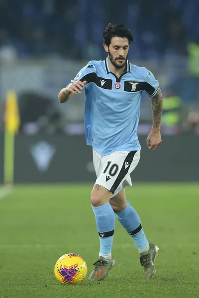 SERIE A SOCCER MATCH: SS LAZIO VS NAPOLI, ROMA, ITALIA - 11 ENERO 2020 — Foto de Stock