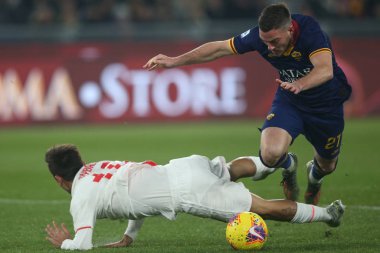 Serie A Futbol Maçı: Roma, Roma, İtalya - 12 Ocak 2020